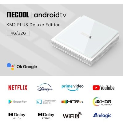 MECOOL KM2 Plus Deluxe Smart TV Box 4GB 32GB - 214 USD - Image 3
