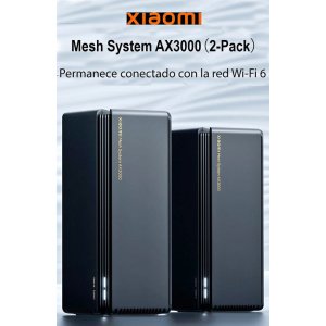 Repetidor y extensor de señal wifi Xiaomi Mesh System AX3000 (paquete de 2)