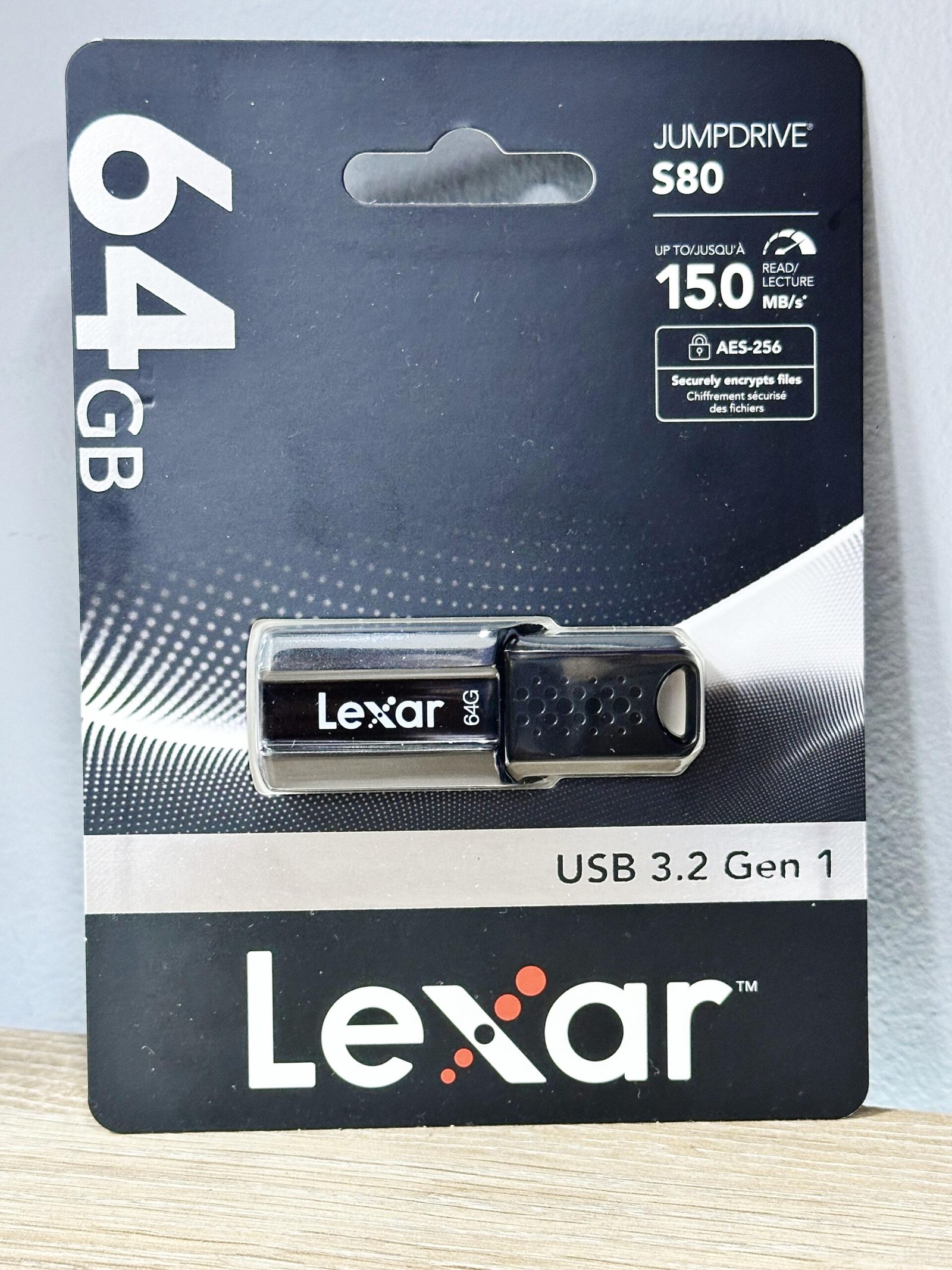 Lexar S80 - Unidad flash USB 3.1 de 64 GB