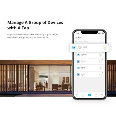 Módulo de interruptor de luz inalámbrico inteligente SONOFF R2 Basic R2 de 10 A con WiFi para solución de automatización del hogar inteligente, funciona con Amazon Alexa y Google Home, funciona con Alexa - Image 6
