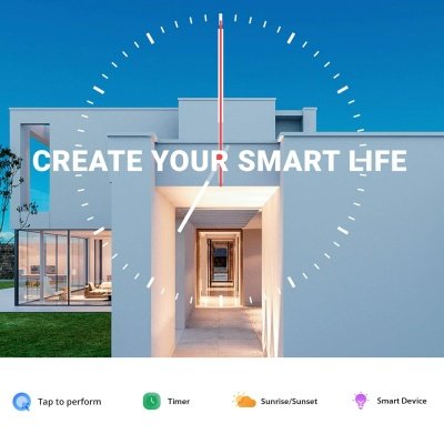 Módulo de interruptor de luz inalámbrico inteligente SONOFF R2 Basic R2 de 10 A con WiFi para solución de automatización del hogar inteligente, funciona con Amazon Alexa y Google Home, funciona con Alexa - Image 7