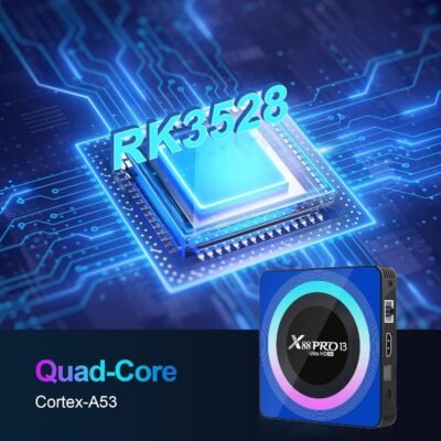 Combo 3 Android TV Box 13.0, Android Box 4GB RAM 64GB ROM, Quad Core Android Smart 8K TV Box con mini teclado soporte 2.4G/5.0GHz Dual WiFi 100M Ethernet Bluetooth - 54 USD - Image 3