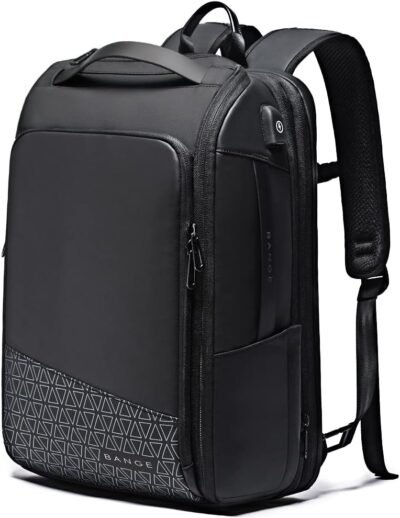 BANGE Mochila de transporte, mochila de viaje aprobada por Flgiht para hombres y mujeres.., Negro -, Cremallera - 86 USD - Image 2
