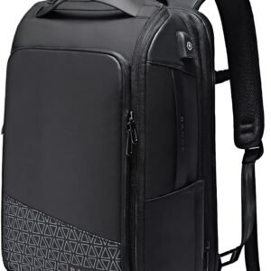 BANGE Mochila de transporte, mochila de viaje aprobada por Flgiht para hombres y mujeres.., Negro -, Cremallera - 86 USD
