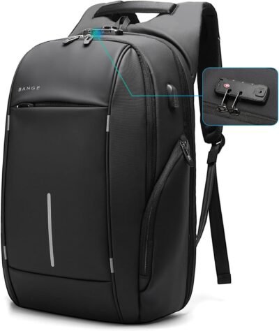 BANGE Mochila de viaje, mochila antirrobo para laptop de 15.6 pulgadas, Negro (actualización), Computadora portátil - 80 USD - Image 2