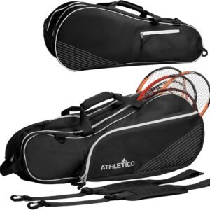 Athletico Bolsa de tenis para 6 raquetas - 57 USD