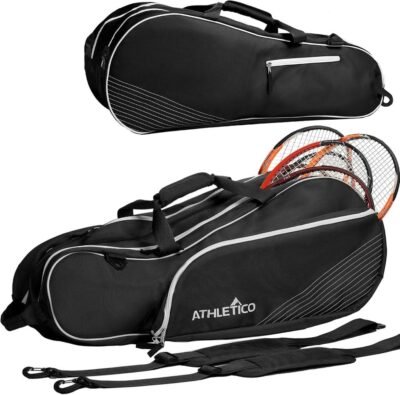Athletico Bolsa de tenis para 6 raquetas - 57 USD