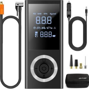 Cordless Tire Inflator Portable Air Compressor - 57 USD
