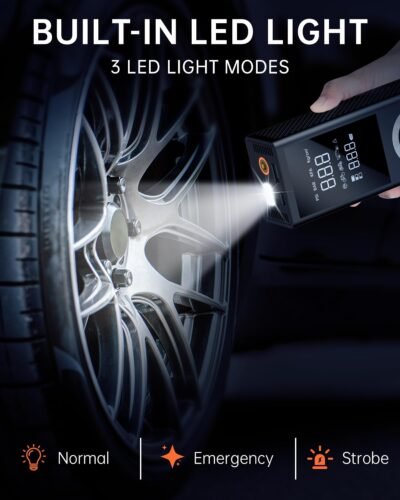 Cordless Tire Inflator Portable Air Compressor - 57 USD - Image 6
