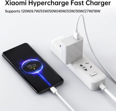 Xiaomi Charger 120W Hypercharge Cargador de pared rápido 90W para Xiaomi - Image 3