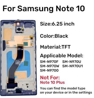 TFT Galaxy Note 10 Reemplazo de pantalla para Samsung Galaxy Note 10 Pantalla LCD - Image 2